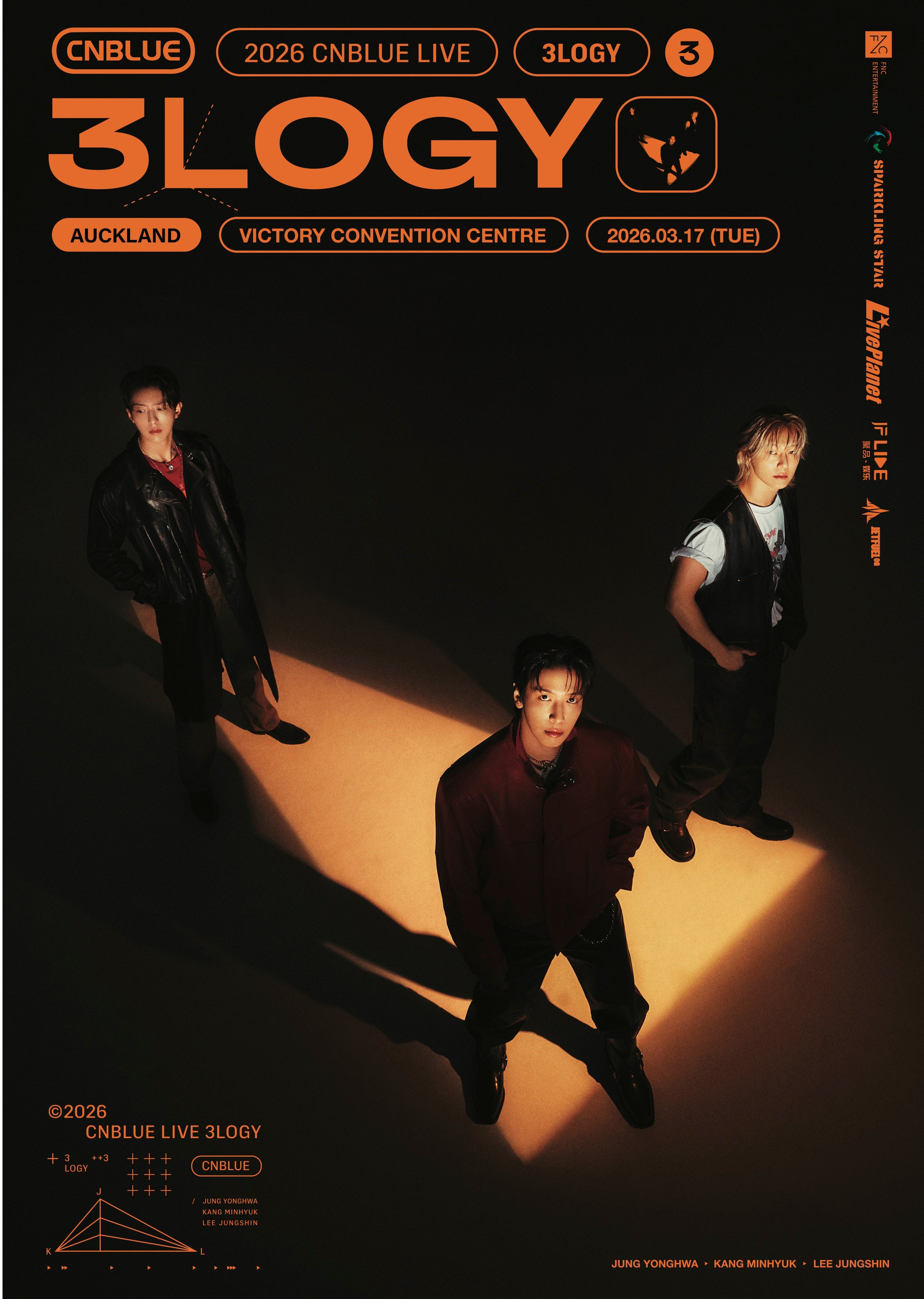 2026 CNBLUE “3LOGY” Tour New Zealand