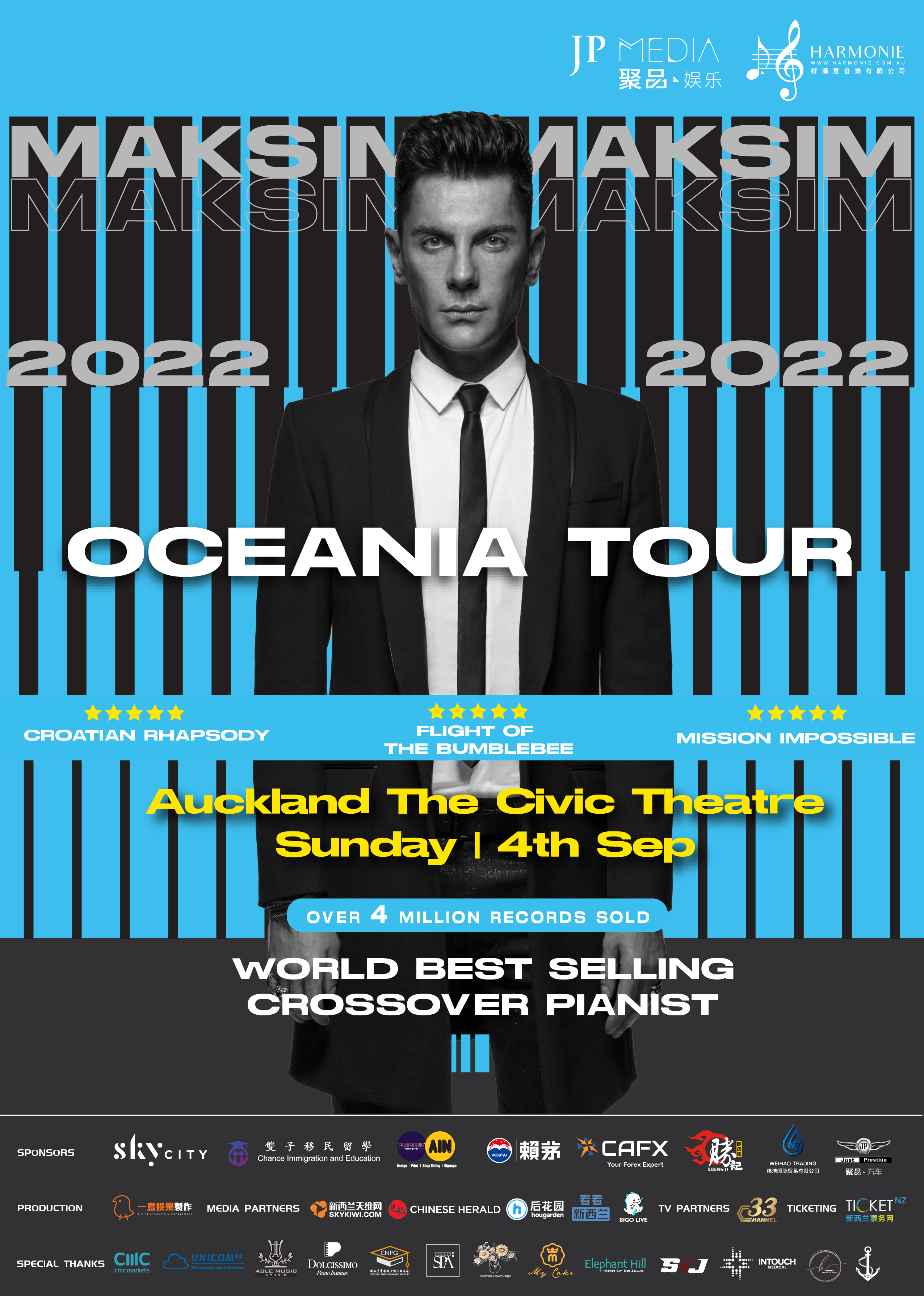 2022 Maksim Oceania Tour - Auckland